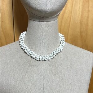 White Beaded Necklace